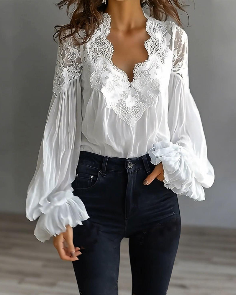 Susans Boutique | Elegant Lace Blouse
