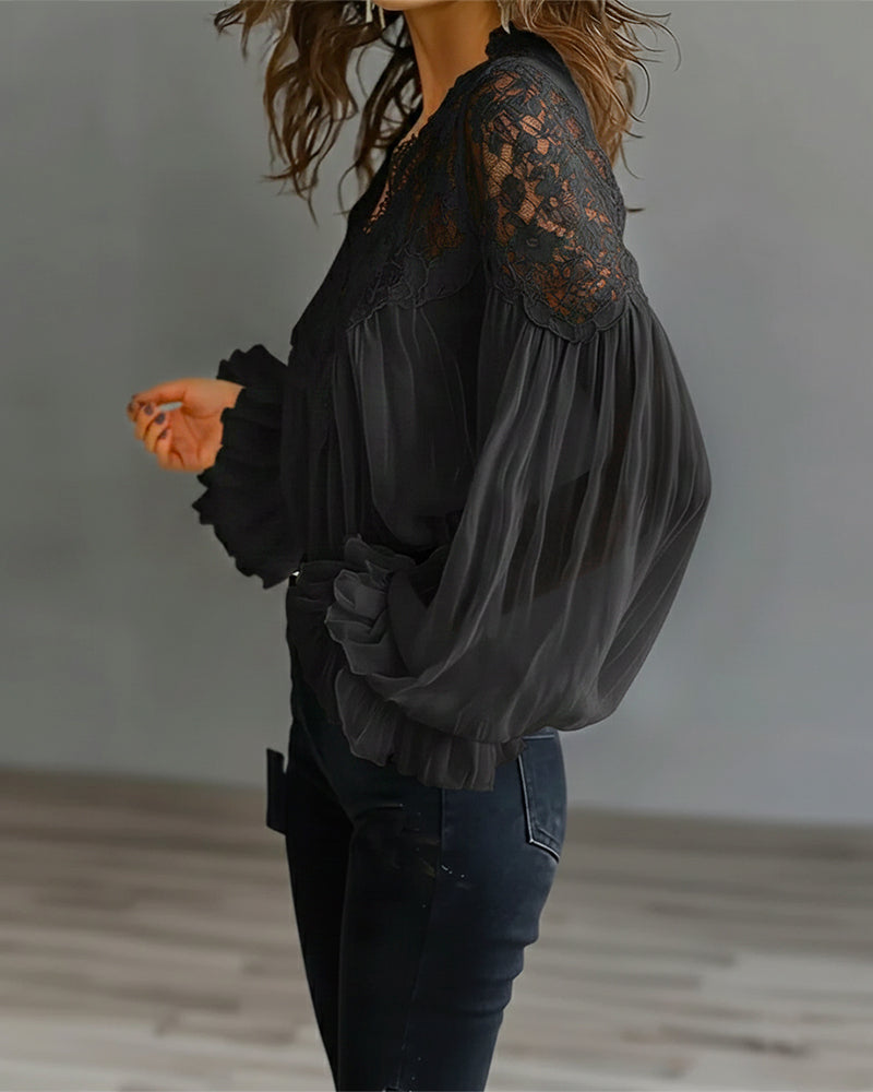 Susans Boutique | Elegant Lace Blouse