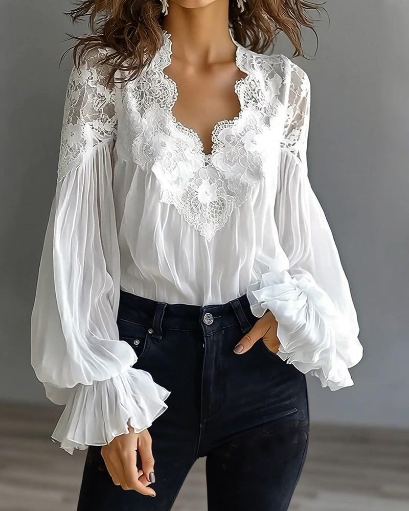 Susans Boutique | Elegant Lace Blouse