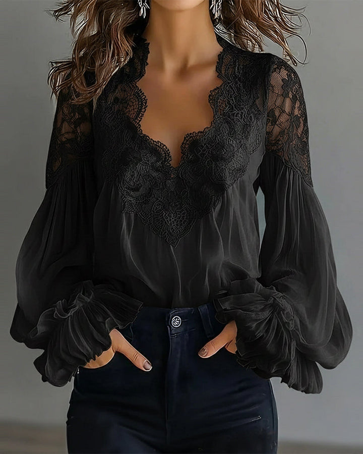 Susans Boutique | Elegant Lace Blouse