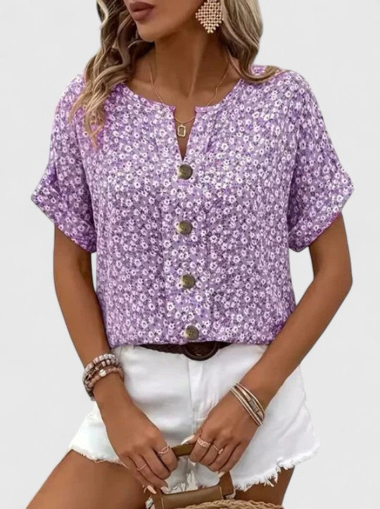 Sabine | Floral Summer Top