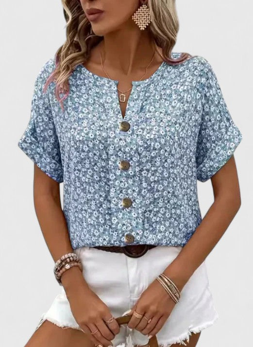 Sabine | Floral Summer Top