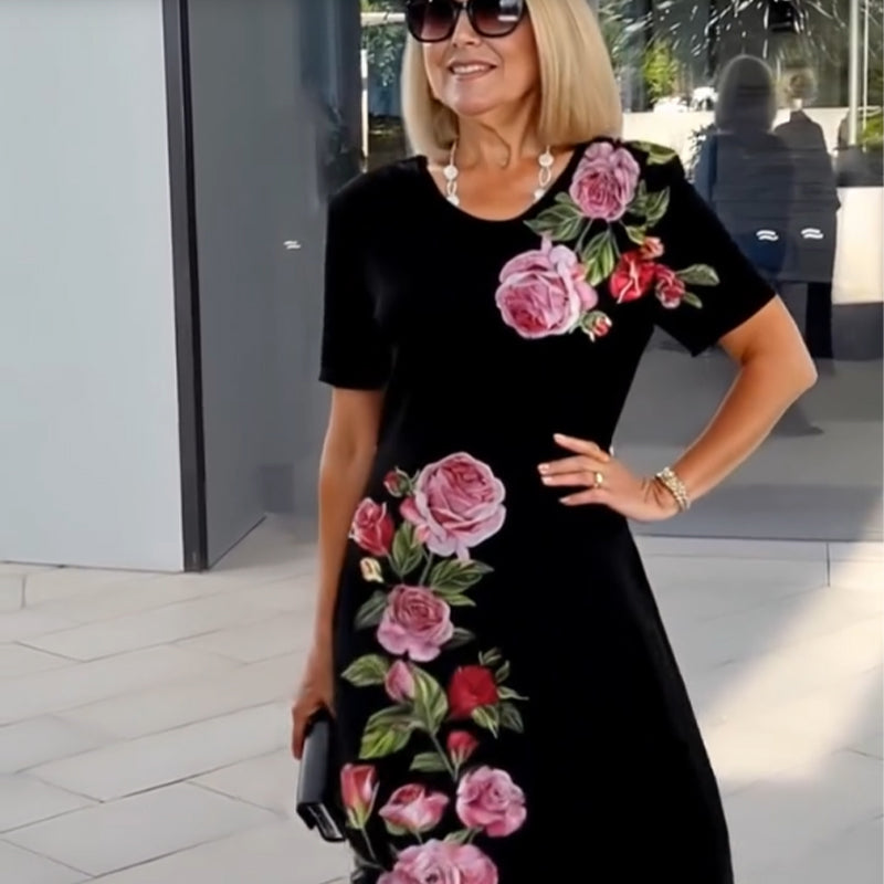 Ruby | Rose Graceful Dress
