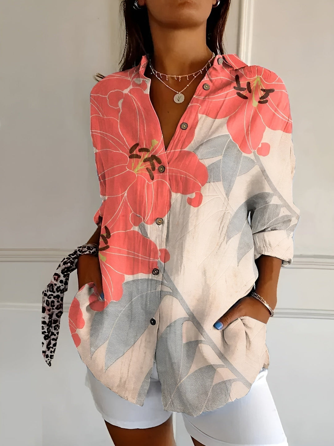 Maia | Floral Comfort Blouse