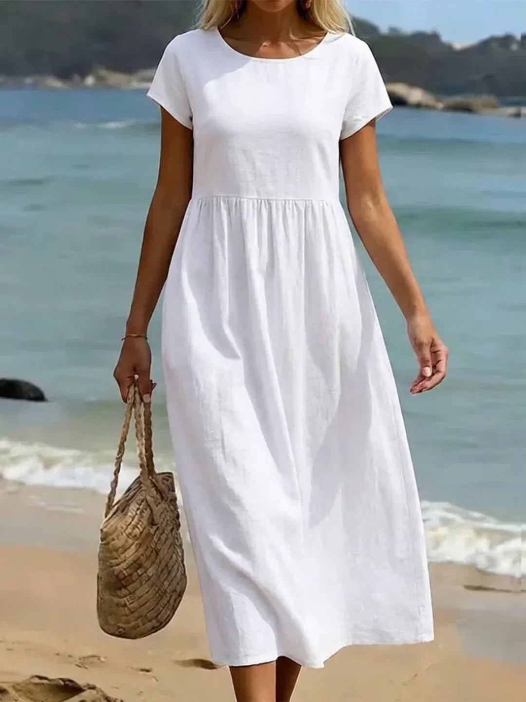 Ursina™ | Fluid Midi Dress